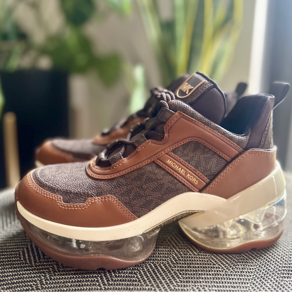 Michael Kors Olympia’s Brown Sneakers